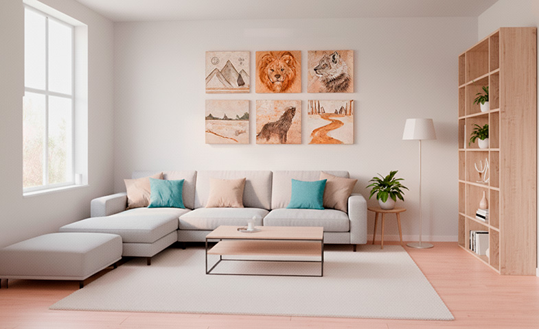 Cuadro mediano cuadrado