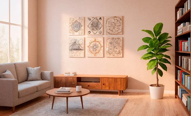 Cuadro individual o tríptico: cuál conviene según tu pared