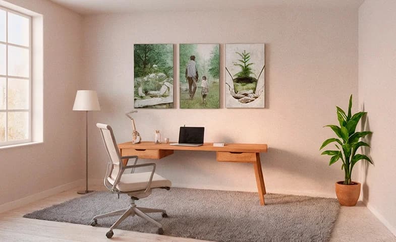 Qué tamaño de cuadro comprar según el mueble: tabla de medidas